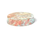 image of American Metalcraft RM95 Riser, 10‑1/8" Dia x 2‑1/8" H, 4" H, Melamine, Naturals, Plastic Base, 1‑2 Steps