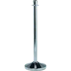 image of American Metalcraft RSCLC Securit Barrier Post & Base, 15" x 40" Steel, Crown Flared Base, No Rope/Chain - Set