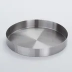 image of American Metalcraft SMB10 - 2 Quart (60 oz) Round Stainless Steel Bowl, 10" Dia x 1.5" H, Satin