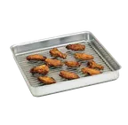 image of American Metalcraft SQ1410 Deep Dish 14" Square Pizza Pan, 1" Deep, 14‑Gauge Aluminum