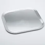 image of American Metalcraft STP16 Thin Square 16" Pizza Pan, Wide Rim, 18-Gauge Aluminum Construction