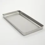 image of American Metalcraft TF122420 Deep Dish Rectangular Pizza Pan 24" L x 12" W x 2" H 14‑Gauge Aluminum