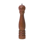 image of American Metalcraft WPM12 Pepper Mill – 12" Mahogany Wood, Steel Grinder, Hand Wash Only