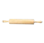 image of American Metalcraft WRPC5715 Rolling Pin – 15" Length, 2" Diameter, Wood Construction, Hand Wash Only