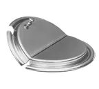 image of APW Wyott 23780 Stainless Steel Inset Cover, Slotted, Hinged with Clips Fits 7‑Qt Bain Marie Pots