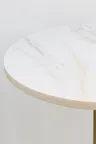 image of G & A SS36 Sintered Stone Round Restaurant Table Top, 36" dia, 1" thick, Weatherproof