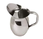 image of American Metalcraft BPG101 Bell Pitcher 100 Oz 5" Dia x 9-¼" H Stainless Steel Ice Guard