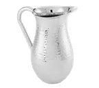 image of American Metalcraft DWPH64 Pitcher 64 Oz Double-Wall Stainless Steel 5″ Dia x 11″ H Hammered Handle