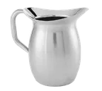 image of American Metalcraft DWPS64 Bell Pitcher, 64-Oz Double-Wall Steel, 5" Dia x 9" H, Satin