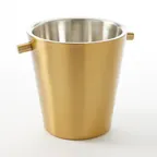 image of American Metalcraft GDWC7 Champagne Bucket 9.8" Dia X 8.6" H, Non‑Insulated Stainless Steel, Gold