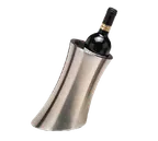image of American Metalcraft SLWC2 - 5-1/4" x 9-1/4" Insulated Wine Bucket, 1‑Bottle, Brushed Stainless Steel