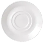 image of Steelite 11010158 Double Well Saucer, 5.75" x 0.75" Ceramic, Dishwasher & Oven Safe - 36/Case