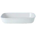 image of Steelite 11010331 - 4-Quart Baking Dish 14" x 12" x 2.13" Vitrified Ceramic Oven Safe 530°F - 6/Case
