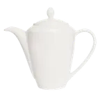 image of Steelite 11010830 Madison Coffee Pot, 30‑Ounce 9" x 15.2" Ceramic Lid, Oven Safe – 6/Case