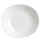 image of Steelite 11070585 Zest Oval China Platter, 12.0" x 10.13" x 2.12", Vitrified, 530°F/275°C - 6/Case