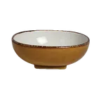 image of Steelite 11210576 Taster Bowl – 5" Round Mustard China, 10.25 oz, Oven Safe to 530°F – 1 Dozen