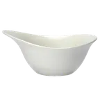 image of Steelite 11280524 - 14.5 Oz Freeform China Bowl, 7" x 5.5" x 3.5", Oven Safe to 530°F - 1 Dozen