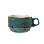 image of Steelite 11300217 Slimline Stacking Cup 7 oz (4.375" x 3.375" x 2.5"), Blue Ceramic 530°F - 36/Case