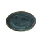 image of Steelite 11300326 - Oval Ceramic Dish 1.625 Qt 11" x 7.5" x 2.125" Blue Oven Safe 530°F - 6/Case