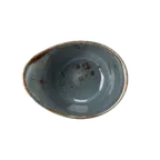 image of Steelite 11300525 - 5" Blue Ceramic Free‑Form Bowl, 4 oz, Vitrified, Oven Safe 530°F - 1 Dozen