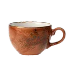 image of Steelite 11330189 Low Cup Terracotta 8.0 oz (4.75"x4.625"x2.38"), Ceramic, Oven Safe 530°F - 36/Case
