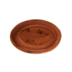 image of Steelite 11330327 - Oval Terracotta 19 oz Dish (8.5"×5.5"×1.625"), Ceramic, 530°F Safe, 1 Dozen