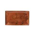 image of Steelite 11330550 Rect Tray, Terracotta, 10.625" x 6.5" x 0.875", Ceramic, Oven Safe to 530°F - 6/Case