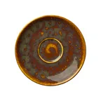 image of Steelite 1202X0042 Liv Saucer, 6.0" Amber Vitrified Ceramic, Oven Safe to 530°F/275°C - 1 Dozen