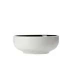 image of Steelite 12050482 - 23 oz Ceramic Bowl, 6.125" Diameter, Nyx Color, Alumina Vitrified - 1 Dozen