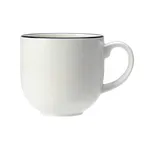 image of Steelite 12060623 China Mug – 12 oz (4.875" x 3.625" x 3.375") Ceramic, Asteria Finish - 1 Dozen