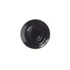 image of Steelite 12090158 Double Well Saucer, 5.75" x 0.75", Licorice Vitrified, Oven Safe 530°F - 36/Case