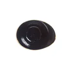 image of Steelite 12090524 - Licorice Craft 14.5 Oz Ceramic Bowl 7" x 5.5" x 3.5" Free Form - 1 Dozen