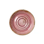 image of Steelite 12100158 - Double Well Round Saucer, 5.75" Raspberry Ceramic, Oven Safe to 530°F - 1 Dozen