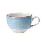 image of Steelite 15310189 Rio Cup, 8 Oz Blue Ceramic, 4.75" x 2.375", Vitrified, Oven Safe 530°F - 36/Case
