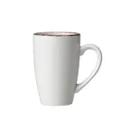 image of Steelite 17140592 - Quench China Mug, 10 oz 4.25"×3.0"×4.38", Dapple Brown Oven Safe 530°F - 24/Case