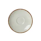 image of Steelite 1714X0043 Brown Dapple Saucer 5.0" x 0.75", China, Oven Safe 530°F/275°C - 36/Case