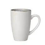 image of Steelite 17560590 Quench Mug, 16 oz Charcoal China Mug, 14-16 oz Capacity - 24/Case