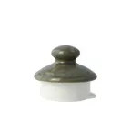 image of Steelite 17750181 - 5" Granite Ceramic Coffee/Tea Pot Lid, Oven Safe to 530°F/275°C - 1 Dozen