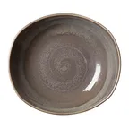 image of Steelite 17750586 Granite Oval China Platter 10"x9.5"x2.125" Ceramic Oven Safe 530°F/275°C - 1 Dozen