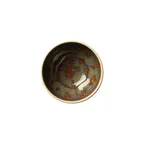 image of Steelite 17840480 - 12 Oz Round Ceramic Bowl, 4.5" x 2" Amber Vesuvius Finish, General Use - 1 Dozen