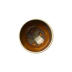 image of Steelite 17840539 Amber Ceramic Round Tulip Bowl 4" 6.75 oz Tone-on-Tone Glaze - 1 Dozen
