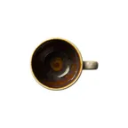 image of Steelite 1784X0023 Liv Cup, 3.0 oz (3.5" x 2.125"), Amber Ceramic, Reactive Glaze - 1 Dozen