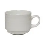 image of Steelite 4410RF015 - Folio Bone China Stack Cup, 8 Oz, 4.125" x 3.125" x 2.5", Stackable, - 1 Dozen