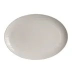 image of Steelite 4412RF047 Oval Coupe Platter 12.5" x 9" Bone China Ruche Folio Dishwasher Safe - 1 Dozen