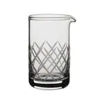 image of Steelite 480156R396 Mixing Beaker, 20.5 oz 3.875"x5.875", Non-Tempered Glass, Special Rim - 1 Dozen