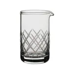 image of Steelite 480186R396 Mixing Beaker, 20.5 oz (3.875" x 5.875"), Diamond Glass Rim, - 1 Dozen