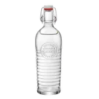 image of Steelite 49119Q068 Swing Top Bottle, 1.25 Qt (35‑45 Oz) 3.625" x 12.25", Soda Lime Glass – 6/Case