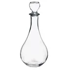 image of Steelite 4925Q179 Decanter Carafe, 1.25 Qt (35-59 oz) Glass, 5.375" x 12.125" Loto, - 6/Case