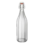 image of Steelite 4952Q805 Swing Top Bottle, 1.0 Qt (24-34 oz) 3.5" x 12.5" Soda Lime Glass - 6/Case