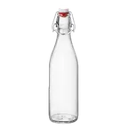 image of Steelite 4952Q819 Swing Top Bottle, 17 Oz, 3" x 10.625", Non‑Tempered Soda Lime, 1 Dozen